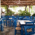 beachfront taverna in Stoupa