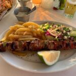 beachfront taverna in Stoupa